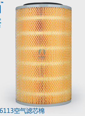 潍坊6113  K2337 空气滤清器发电机组空滤 解放2吨王J6龙50装载机