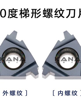 成都DQ 30度梯形螺纹刀片 11NR 16ER NR IR 1.5 2.0 3.0TR DM215