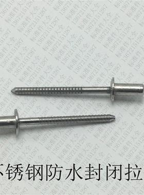 304不锈钢封闭型抽芯铆钉不锈钢防水型拉铆钉3.2*74.8(1盒)