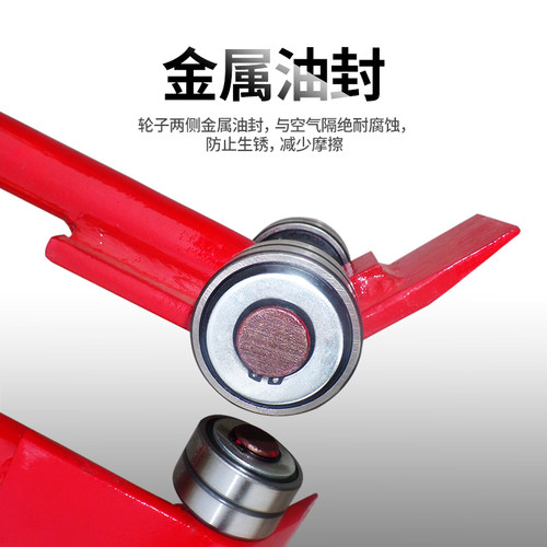 起重撬棒翘棍工具撬杠重型轴承滑轮3吨5吨撬棍设备省力搬运