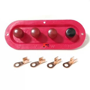 STC柴油发电机接线板绝缘外接线柱端子8 10 24KW小发电机电球配件