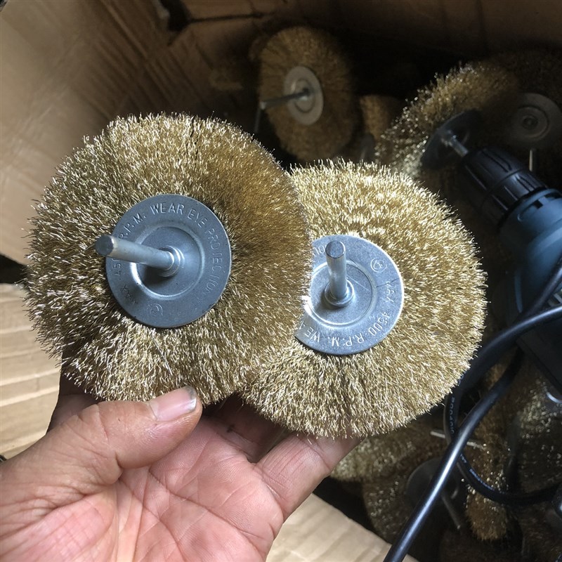 手电钻葫芦打皮机钢丝刷大葫芦去皮文玩手捻把玩小葫芦去皮钢丝刷