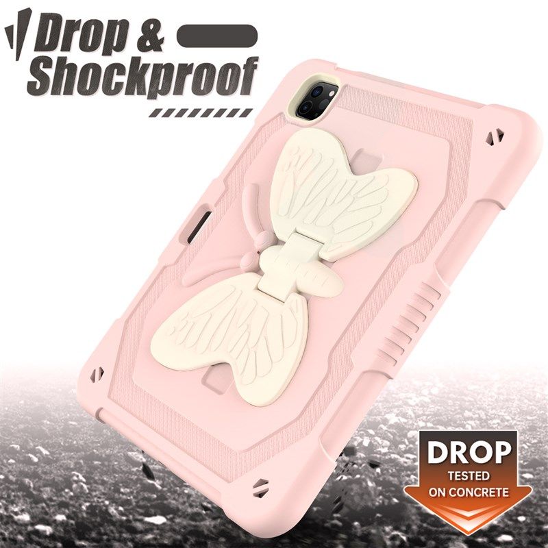 适 id寸儿童保护壳id9.蝴蝶卡通i支架硅胶,3C数码配件,平板电脑保护套/壳,淘宝优惠券,粉丝福利购,淘宝优惠卷