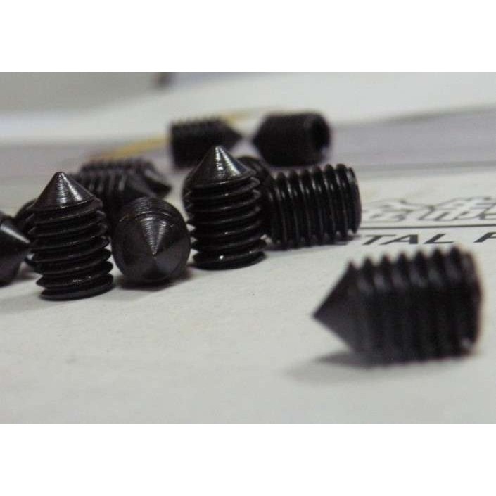 GB78机米,DIN914发黑机米,ISO4027机米内六角M3*4的顶丝