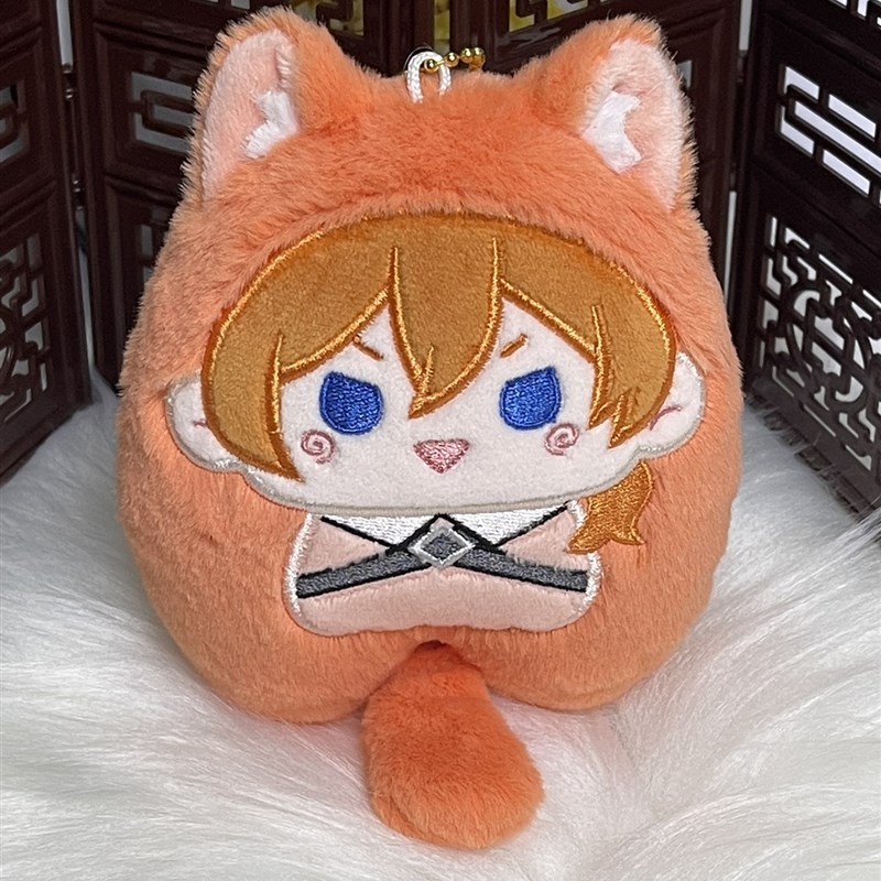 文豪野犬太宰治中原中也r陀思芥川中岛敦果戈里吱吱团子玩偶挂件