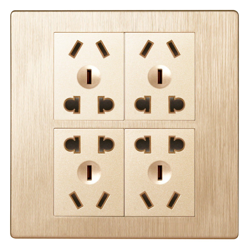 120型开关插座面板十五孔九孔六孔十二孔一开大小da墙壁家用暗装