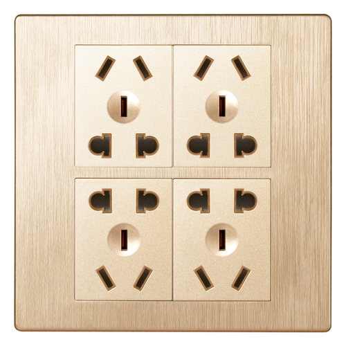 120型开关插座面板十五孔九孔六孔十二孔一开大小da墙壁家用暗装