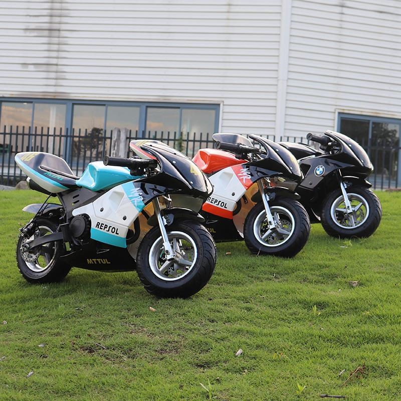 小型摩托车49CC二冲四冲迷你机车儿童成人趴赛汽油中小跑车电瓶车