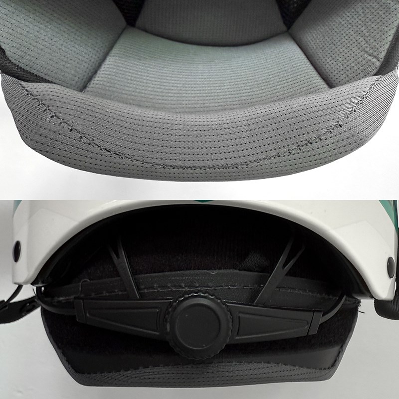 加厚缝线包边夏季透气吸汗头盔内衬垫电动摩托车半盔海绵垫可拆卸