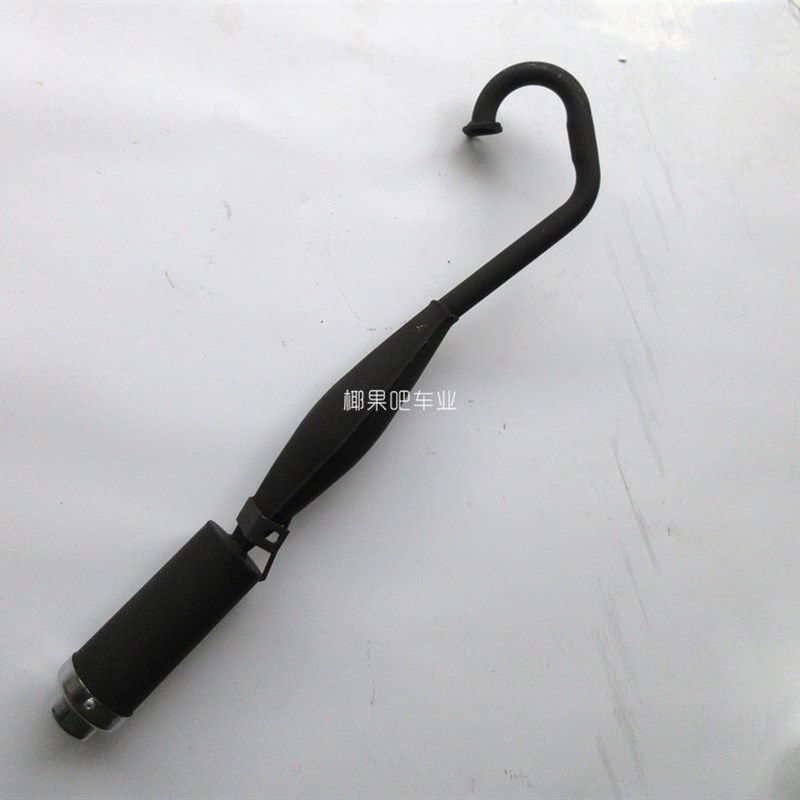 49CC发动机配件 迷你小跑车小四轮消声器 2冲程铁排Y气管 排气筒