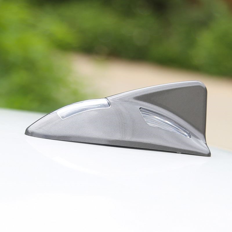 汽车改装灯太阳能充电爆闪防追尾led车顶灯鲨鱼鳍车外警示装饰灯