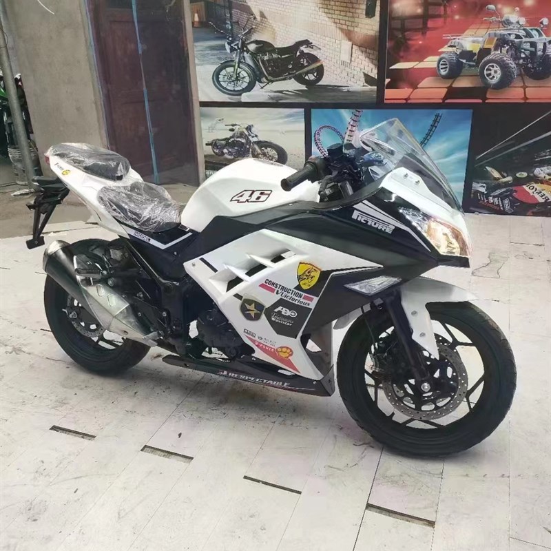 小忍者250cc350/400摩托车整车跑车P趴赛国四电喷国三电喷