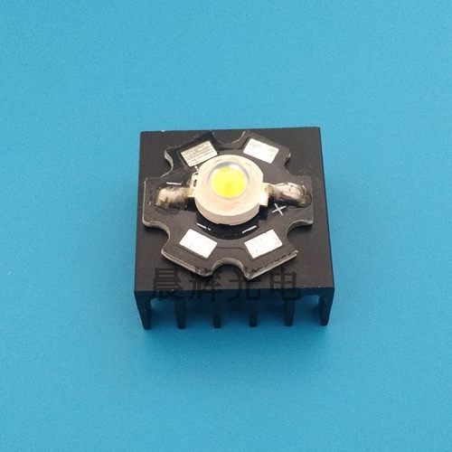 大功率led散热器单颗1W3W5WLED灯珠导热散热器DIY灯泡铝材散热片