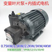 VP20 1.5KW 2.2KW 叶片泵组0.75KW VP30 VP40电机泵组