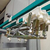 携带电缆用四轮台车 不锈钢电缆滑线HXDL