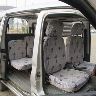 6400荣光宏光V 五菱之光6371 6389 6388 S面包车亚麻布座套 6376