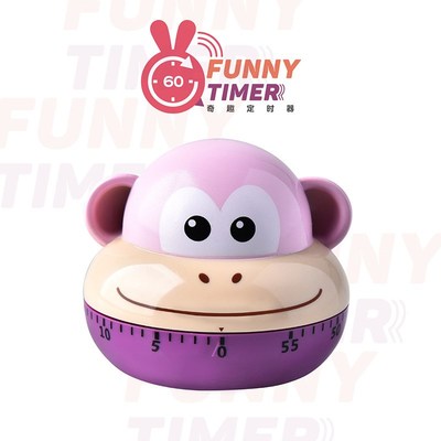 小朋友礼物RB194学生学习手动定时器创意厨房计时器60分钟提醒器