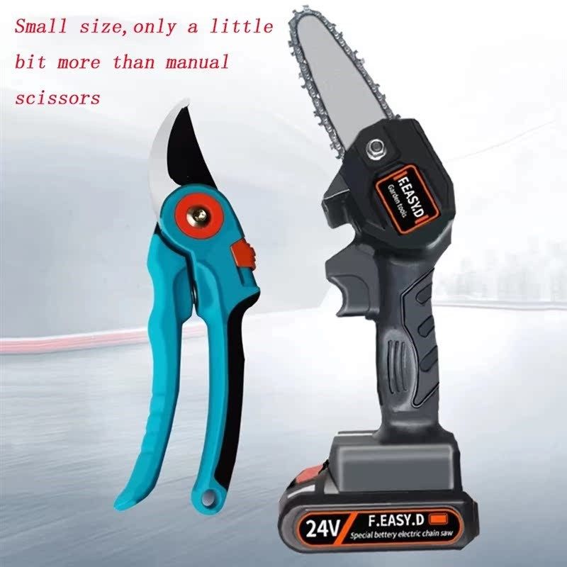 4英寸链锯片指南24V锂电池便携式