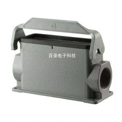 19300240292 harting哈丁连接器 24针单扣封底下壳2M32 HAN 24B