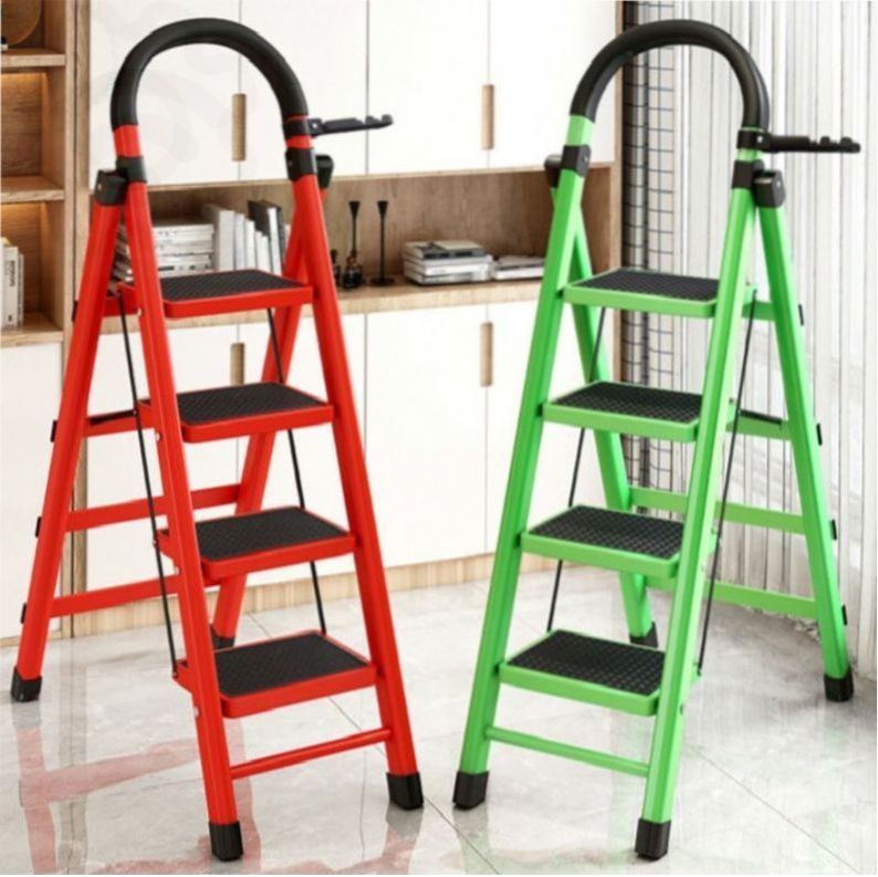 家用折叠梯子阁楼专用结实简易安全加厚室内梯子家用多功能人字梯