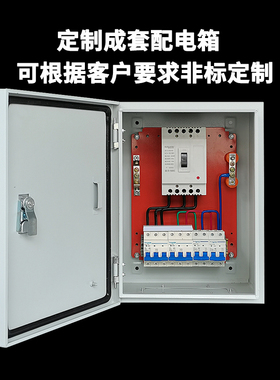定做低压成套配电箱三相四线开关柜照明工程用三级电箱家用电表箱