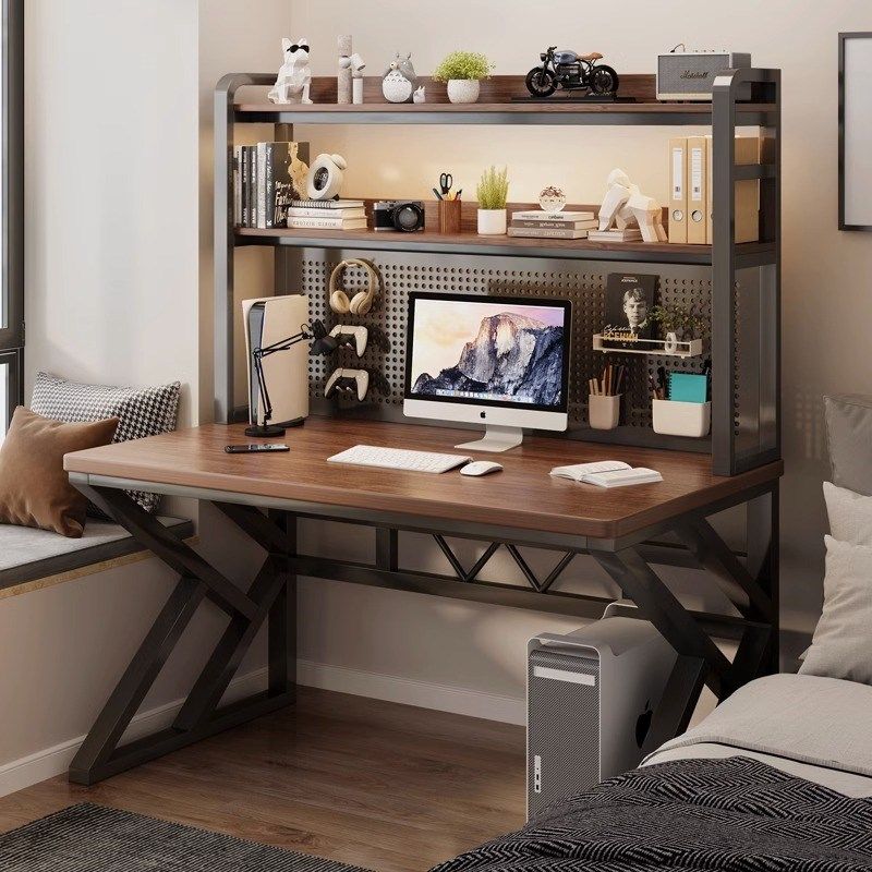 洞洞板书桌书架一体桌子学习桌台式电脑桌卧室家用中小学生写字桌,农用物资,苗木固定器/支撑器,淘宝优惠券,粉丝福利购,淘宝优惠卷