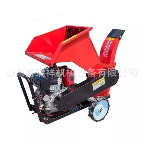碎枝机果园树枝粉碎机柴油汽电多功能移动粉碎园林树木秸秆碎木机