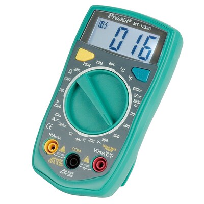 台湾宝工防烧数显万能袖珍便携小型数字万用表万能表电表MT-1233C