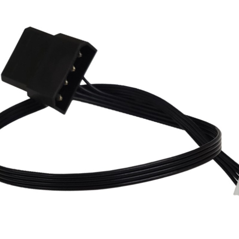 电脑机箱风扇主板控制器转接线PH2.0 小4P转大4Pin公母连体连接线