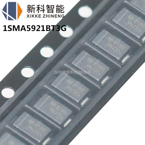 1SMA5921BT3G 丝印821B 1.5W 6.8V SMA DO-214AC 贴片稳压二极管