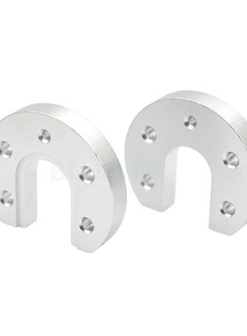 3D 打印机配件Reprap Kossel E3D V5/V6热端圆形固定铝板喷砂氧化