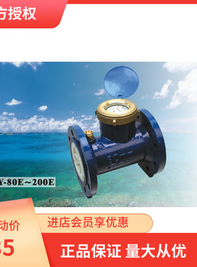 埃美柯 LXLY-80E-200E水平螺翼式全液封3寸DN80 4寸-8寸DN200水表