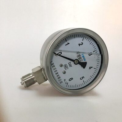 全不锈钢耐震压力表Y-100BFZ/YN-100BF耐震压力表上海仪表厂屹沃