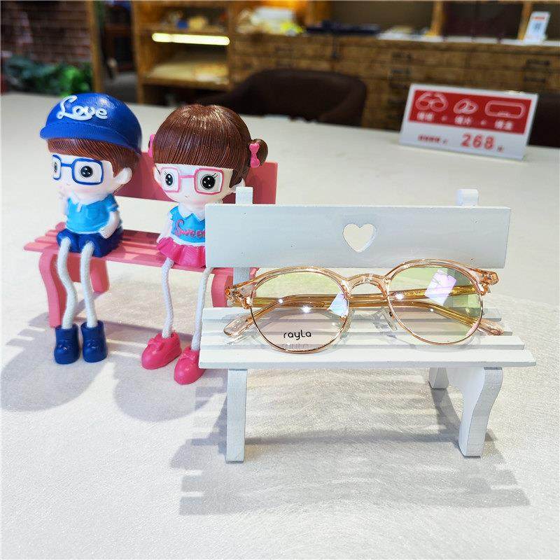 创意木质眼镜店陈列道具太阳眼镜展示架拍摄摆件橱窗柜台装饰架子