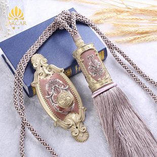 配套窗帘挂钩挂球窗饰配件墙钩壁钩流苏挂穗绑带超值特惠套餐 法式