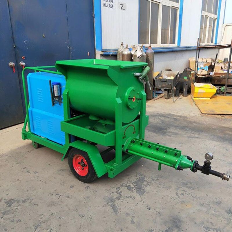 轻钢龙骨聚苯颗粒灌浆泵搅拌注H浆一体机水泥砂浆喷涂机