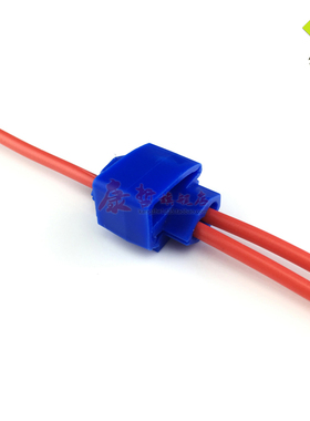500只 蓝色快速免破线夹 分线接线端子 电M线连接器接头 软线卡子