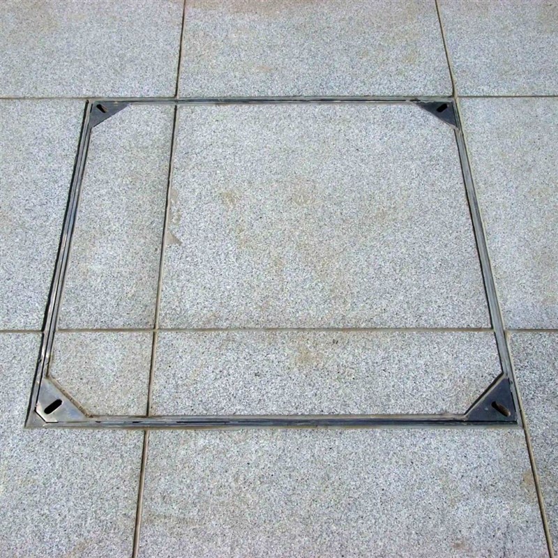 不锈钢304隐形井盖方形装饰庭院污雨水P沙窨阴井盖板下水道