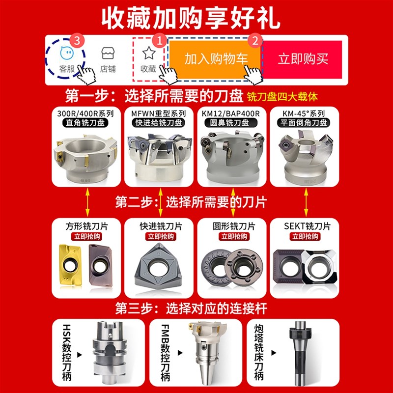 数控车床刀具300R/400R加工中心直角立铣刀盘90刀盘装AP铣刀片