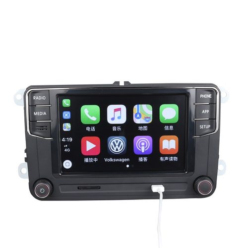 适用大众6.5寸280改装187b德赛速腾天宝M原拆家用汽车载cd主机