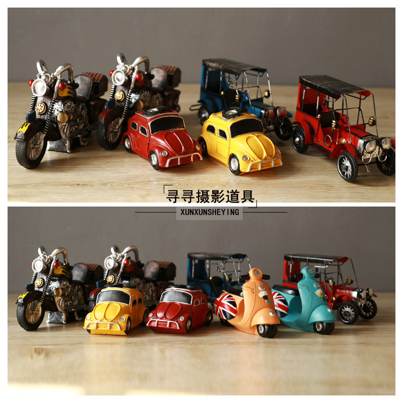 怀旧创意家居橱窗装饰婚纱摄影儿童拍照道具咖啡厅摆件复古电话