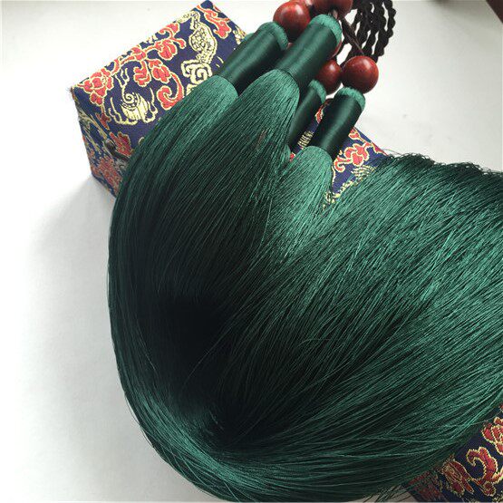 弦冰阁纯手工冰丝古琴穗高档宫灯头流苏穗子 古琴配件