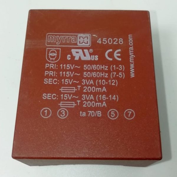 MYRRA 45028 6VA 2x15V 230V全新原装进口稳压电源整流隔离变压器