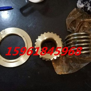 无锡机床厂无心磨床M1040蜗轮蜗杆一套 MT1040A无心磨配件铜涡轮