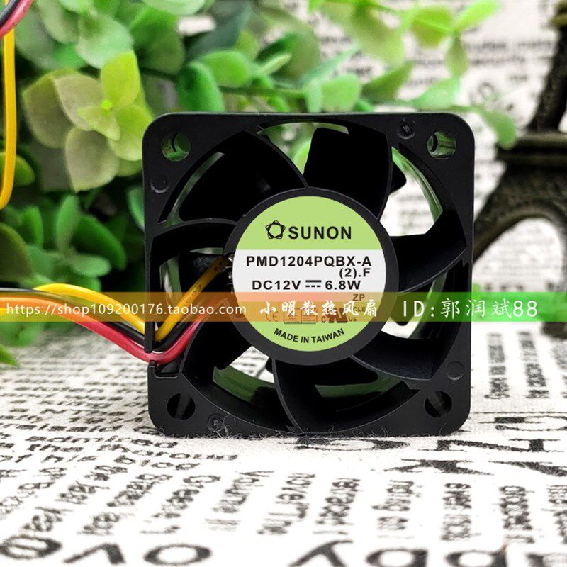 台湾建准SUNON PMD1204PQBX-A 4028 12V 6.8W 3线服务器机箱风扇