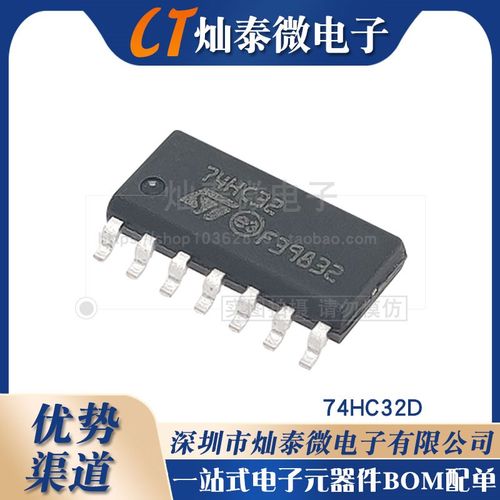 全新 74HC32 74HC32D 逻辑芯片SN74HC32D 四二输入或门 SOP14