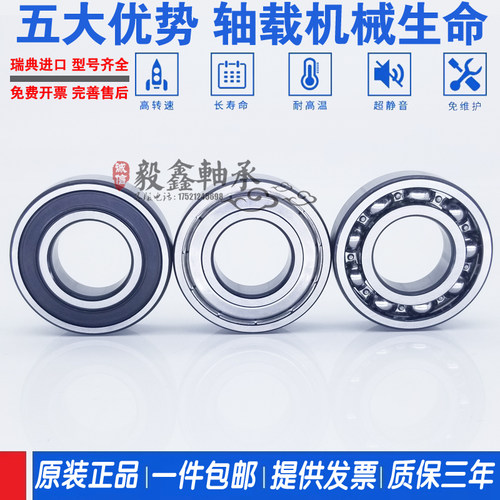 进口轴承 6007 6008 6009 6010 6011 6012 6013 -2Z -2RS1 /C3