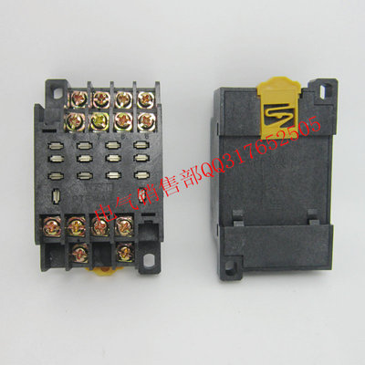 LY4N-J LY4NJ宽14脚 中间继电器插座PTF14A-E 10A大14脚继电器