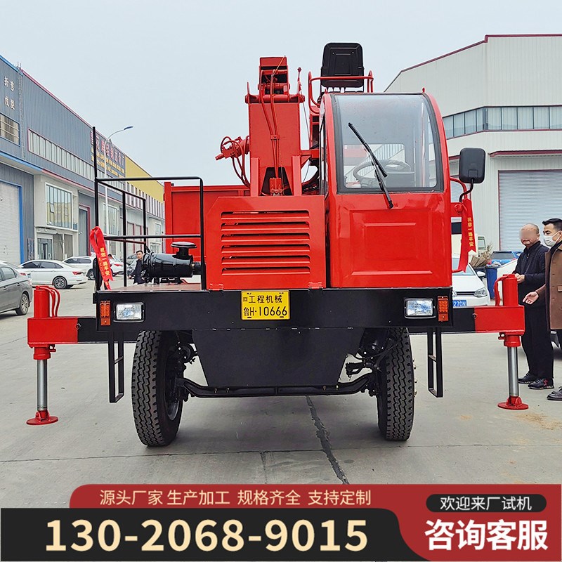 四不像随车e吊运输车农用四驱吊运一体爬山虎园林绿化移树起重机