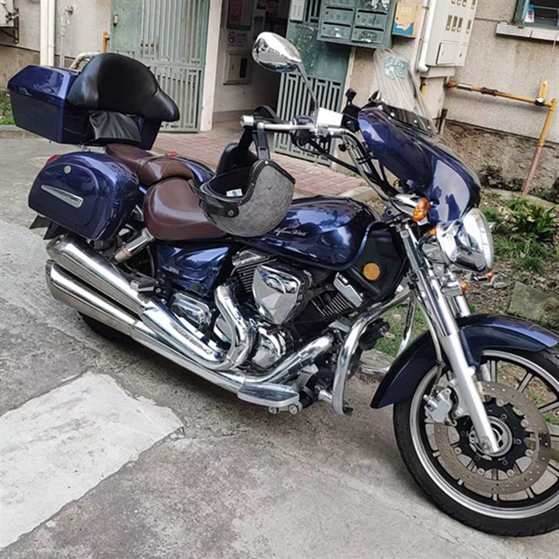 适用力帆太子V16/250-D/E摩C托车改装三箱边箱尾箱边包后靠背侧包